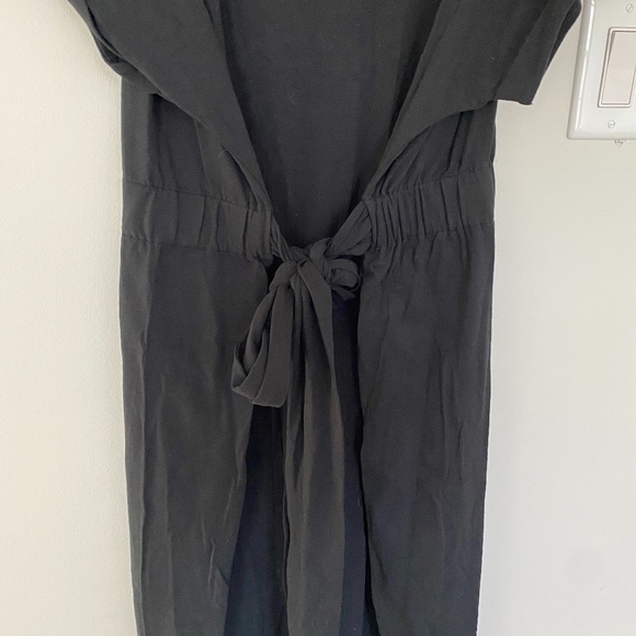 Studio Untold Black Tie Waist Dress - Plus Size - Picture 3 of 9